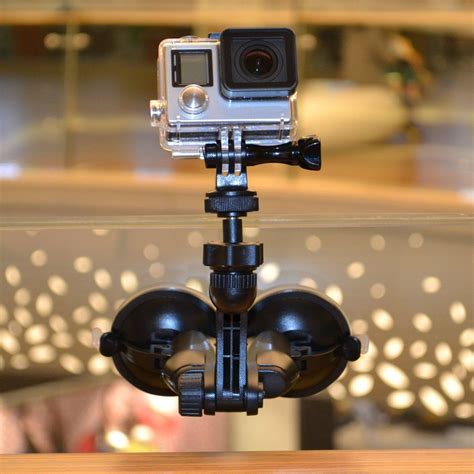 Smatree Double Suction Cup Mount With Greater Suction Power For Gopro