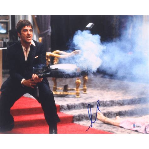 Al Pacino Signed Scarface 11x14 Photo Beckett Coa Pristine Auction