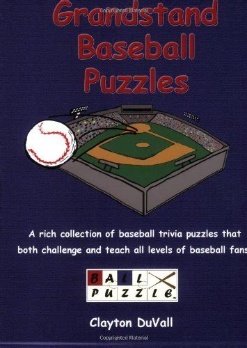 Download Grandstand Baseball Puzzles By Clayton Duvall Pdf Kolept