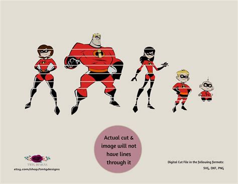 The Incredibles Svg Bundle Incredibles Svg Svg Clipart Dfx Cricut