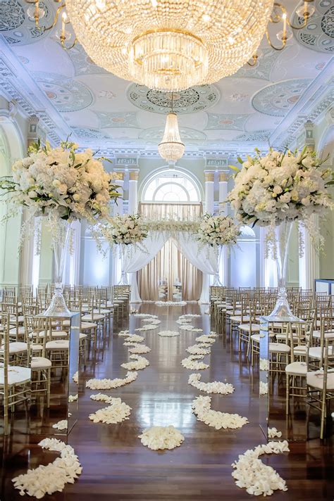 Wedding Ideas Beautiful Ceremony Floral Aisle Runner