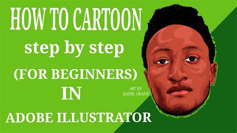 How To Cartoon For Beginners Step By Stepin Adobe Illustrator Ft
