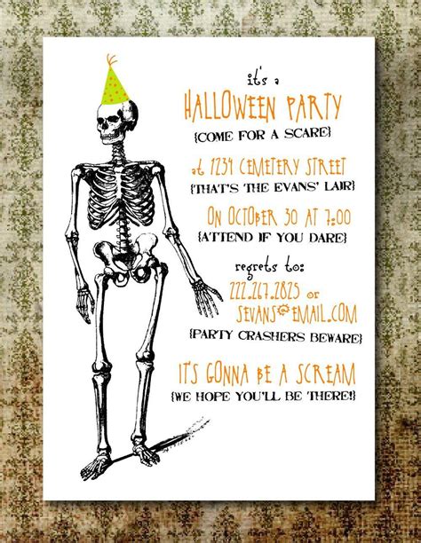 Halloween Invitation Printable