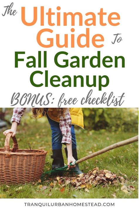 Need A Checklist For What You Need To Do To Cleanup And Prepare Your