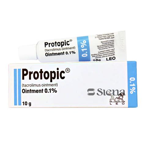 Protopic Ointment 01 10g Tacrolimus Ointment 01 Eczema Atopic