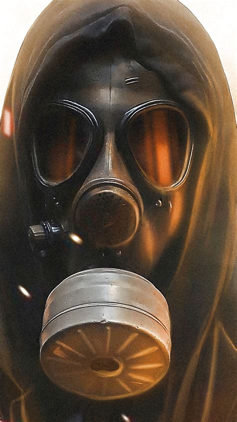 Gas Mask Dark Scary Phonewallpapers Dark Phone