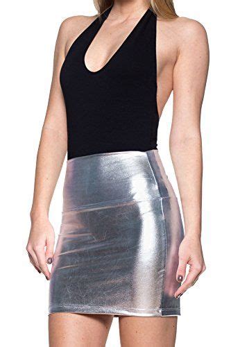 women s j2 love faux leather mini skirt small silver cemi ceri mini skirts leather mini