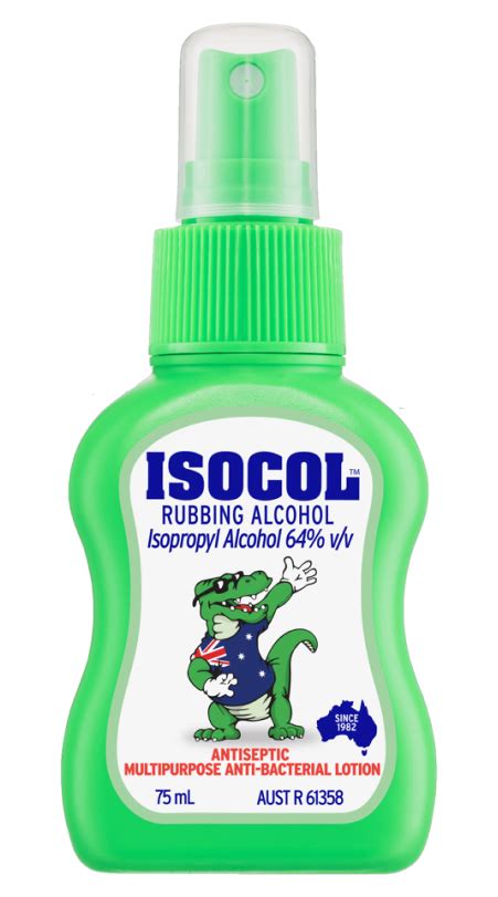 Isocol Rubbing Alcohol Australian Manufactured And Operated