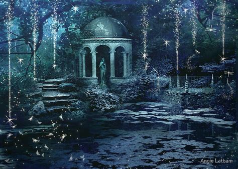 The Midnight Garden By Angie Latham Redbubble