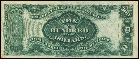 1878 Five Hundred Dollar Legal Tender Noteworld Banknotes And Coins