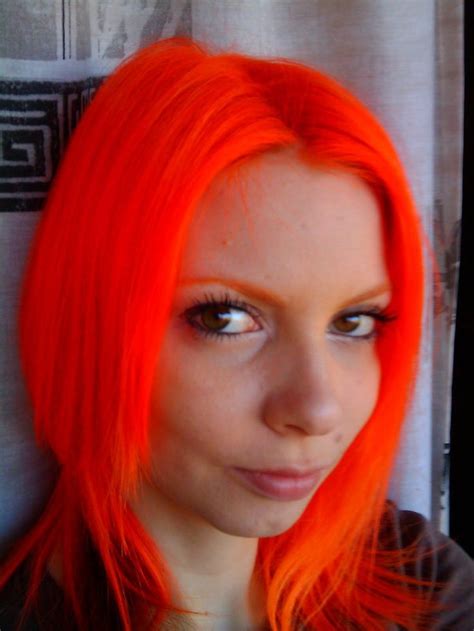 Neon Hair Color Neon Hair Orange Hair Dye