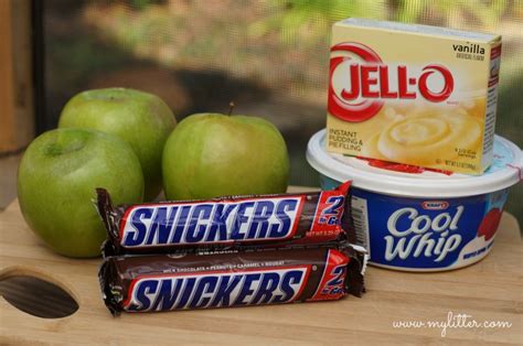 It is also apple season and the perfect time to incorporate them into any recipes we can! Snickers Salad With Apples Pudding Recipe Easy no bake dessert