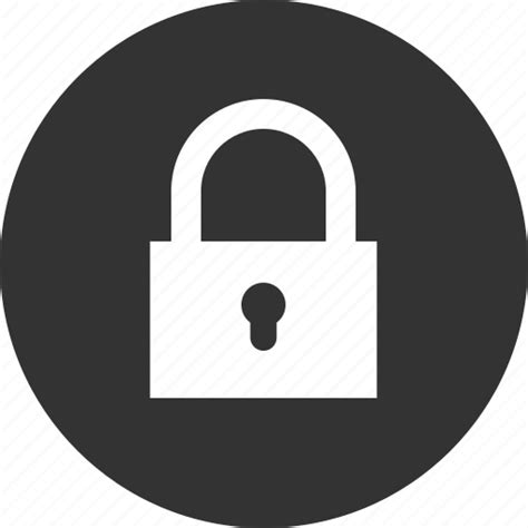 Circle Circular Key Lock Locked Password Private Protect