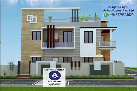 Best Duplex House Elevation Design Ideas India Modern Style New Designs