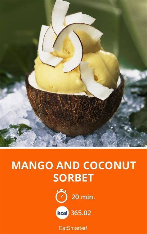 Mango And Coconut Sorbet Recipe Eat Smarter Usa
