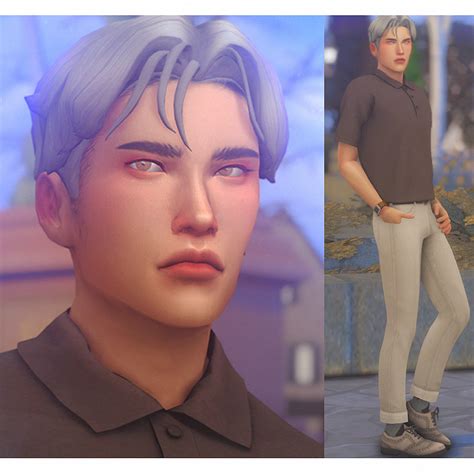 Leandro Bell Sims 4 Hair Male Sims Hair Sims 4 Characters