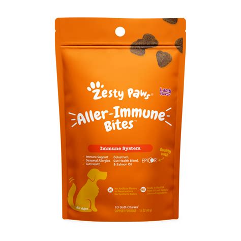 Aller Immune Bites™ For Dogs 10ct Bag Lamb Flavor