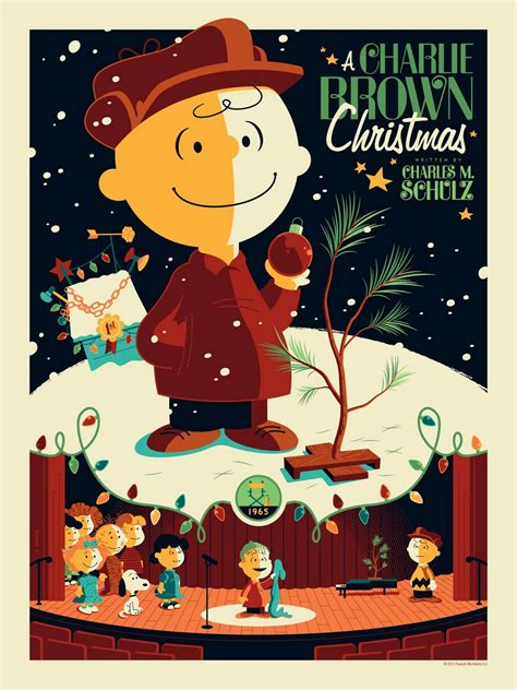 The Blot Says Peanuts A Charlie Brown Christmas Screen Print By