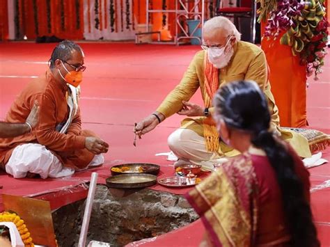 Ayodhya Ram Mandir Bhoomi Pujan Live Updates Muhurat Time Pm Modi Yogi Porn Sex Picture