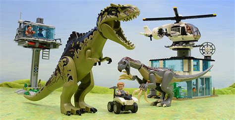 Lego Jurassic World Dominion Giganotosaurus Therizinosaurus Attack
