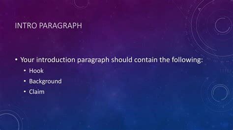 How To Write Your Introduction Paragraph Ppt Download