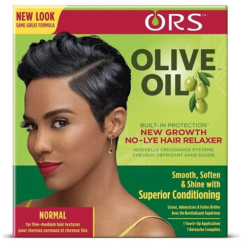 Ors Olive Oil New Growth No Lye Hair Relaxer Normal 1 Touch Up