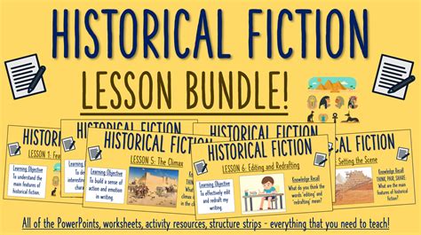 Writing Historical Fiction Lesson Bundle Teaching Resources