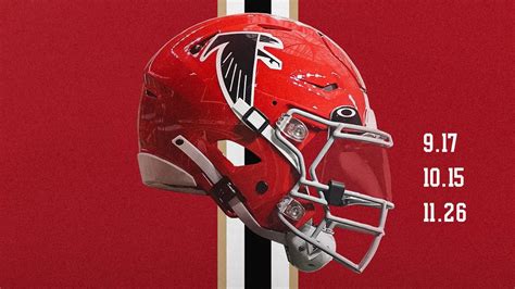 Atlanta Falcons To Wear Red Throwback Helmets Three Times In