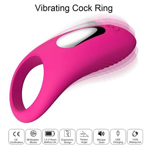 Male Vibrating Cock Ring Waterproof Penis Vibrator Female Sex Toy Clit Orgasm Ebay