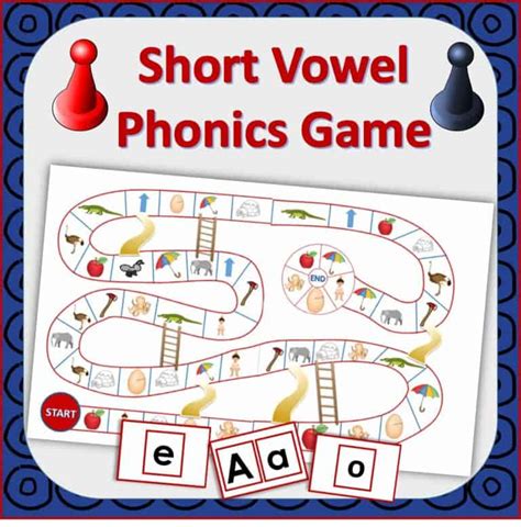 Printable Short Vowel Phonics Game Homeschool Printables For Free