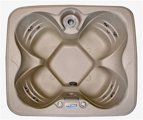 Home Garden And More Lifesmart Rock Solid Simplicity Plug And Play 4 Person Spa With 12 Jets