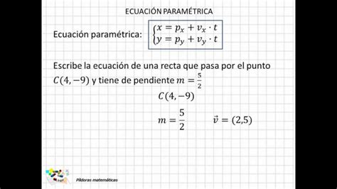 📚 Ecuaciones Paramétricas Ejercicios Resueltos
