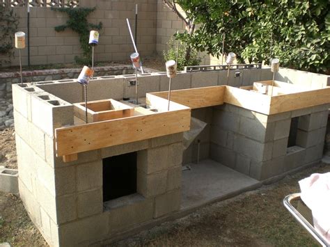 How To Build An Outdoor Kitchen With Cinder Blocks A Few Simple Steps