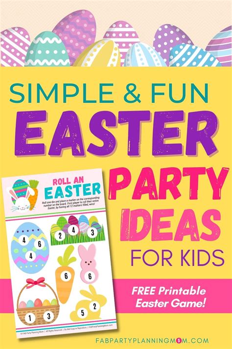 Easter Party Ideas For Kids That Are Simple Fab Party Planning Mom