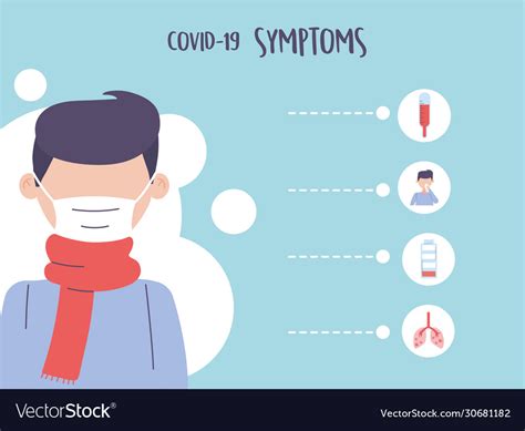 Covid 19 Pandemic Infographic Patient Royalty Free Vector