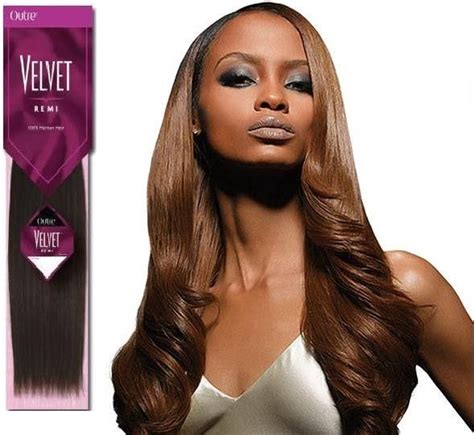 Outre Velvet Remi Yaki Human Hair Weaving Inch Half Pack Remy Human Hair Weave Weave