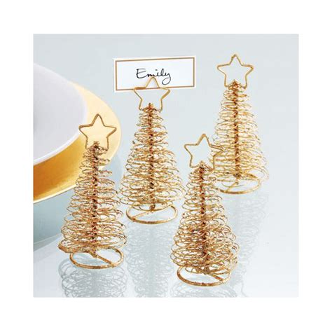 Maybe you would like to learn more about one of these? Gold Wire Christmas Tree Place Card Holders | Photos ...