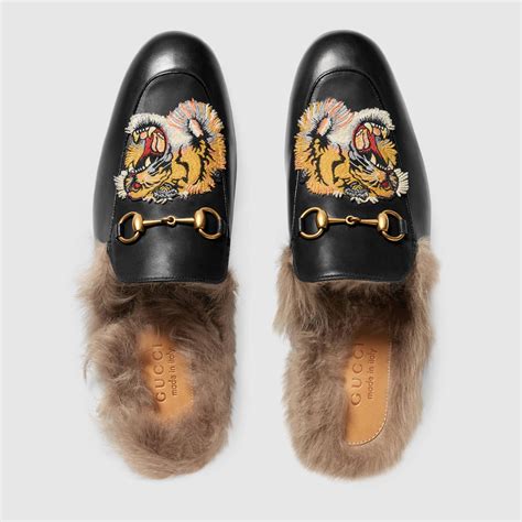 Lyst Gucci Princetown Slipper With Tiger For Men