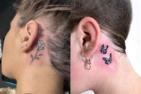 Update 82 Butterfly Behind The Ear Tattoo Ineteachers