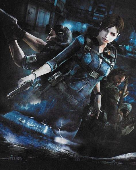 Arte Maravilhosa De Resident Evil Revelations Com Jill Valentine Chris