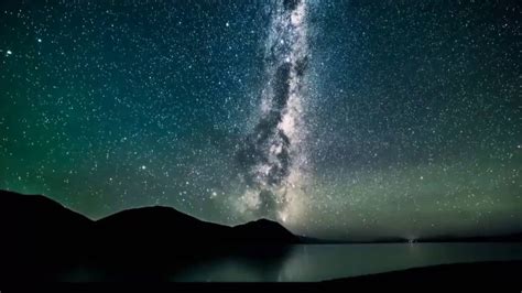 Hd Timelapse Of Milky Way Galaxy In Day And Night As Seen From Earth