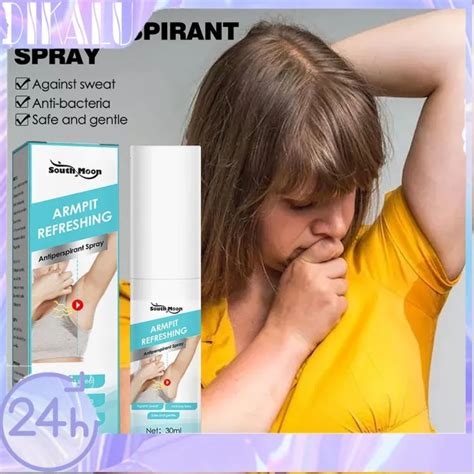 Dikalu Armpit Antiperspirant Spray Refreshing Deodorant Underarm Body