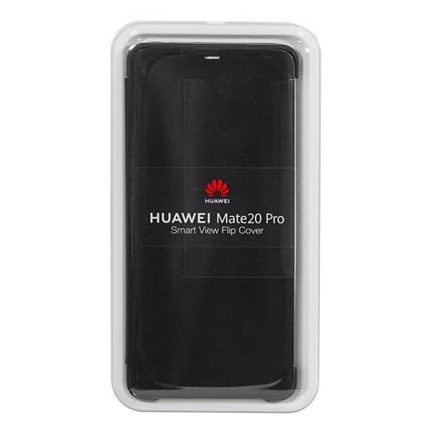 Husa Smart View Cover Originala Pentru Huawei Mate 20 Pro Negru