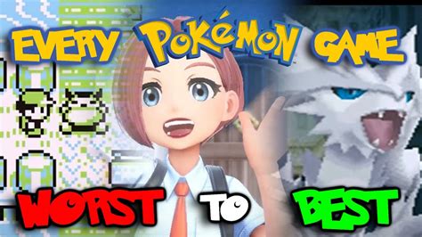 Every Pokemon Generation Ranked From Worst To Best Youtube