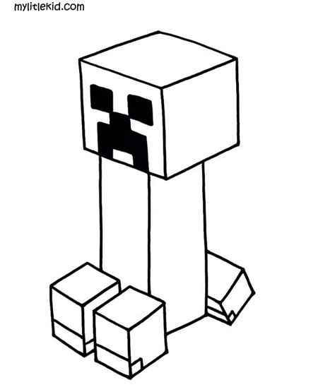 Creeper Minecraft Desenho Para Colorir Imagesee