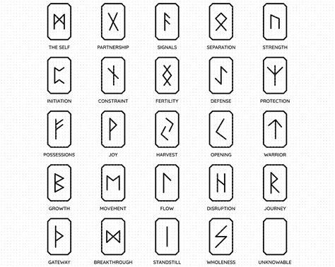 Viking Runes Svg Viking Rune Svg Old Norse Rune Svg Old Norse Runes