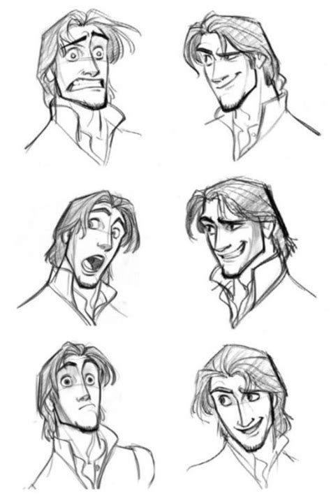 Some Sketches Of The Characters From Disneys Beauty And The Beast