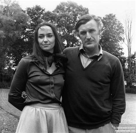 Ted Hughes And Wife Carol Orchard At Their Home In Devon 1970s Bill