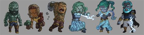 Artstation Dnd Stone Giants And Storm Giants