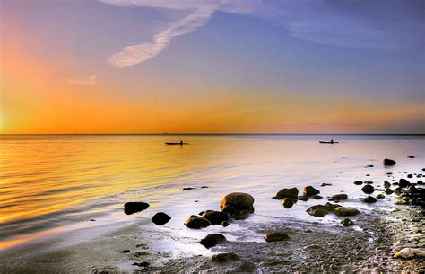 Clouds Idyllic Nature Ocean Reflection Sand Scenic Seascape